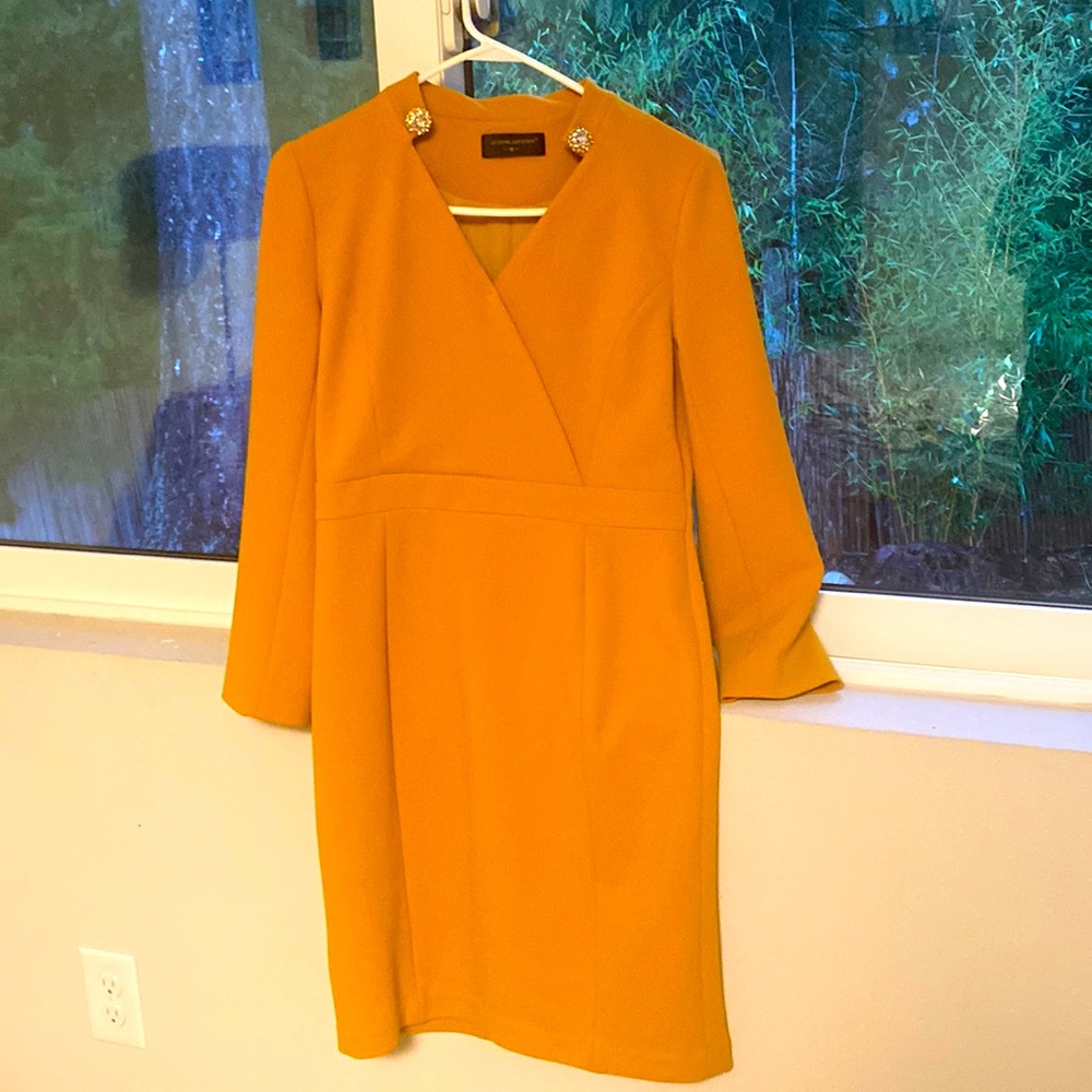 Gyal Wana cocktail dress in mustard yellow M